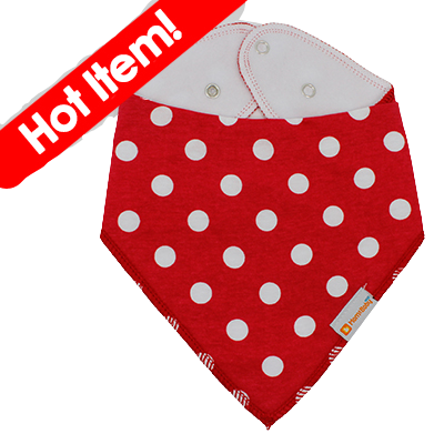 Mom and Baby Hub - Red and White Polka Dots